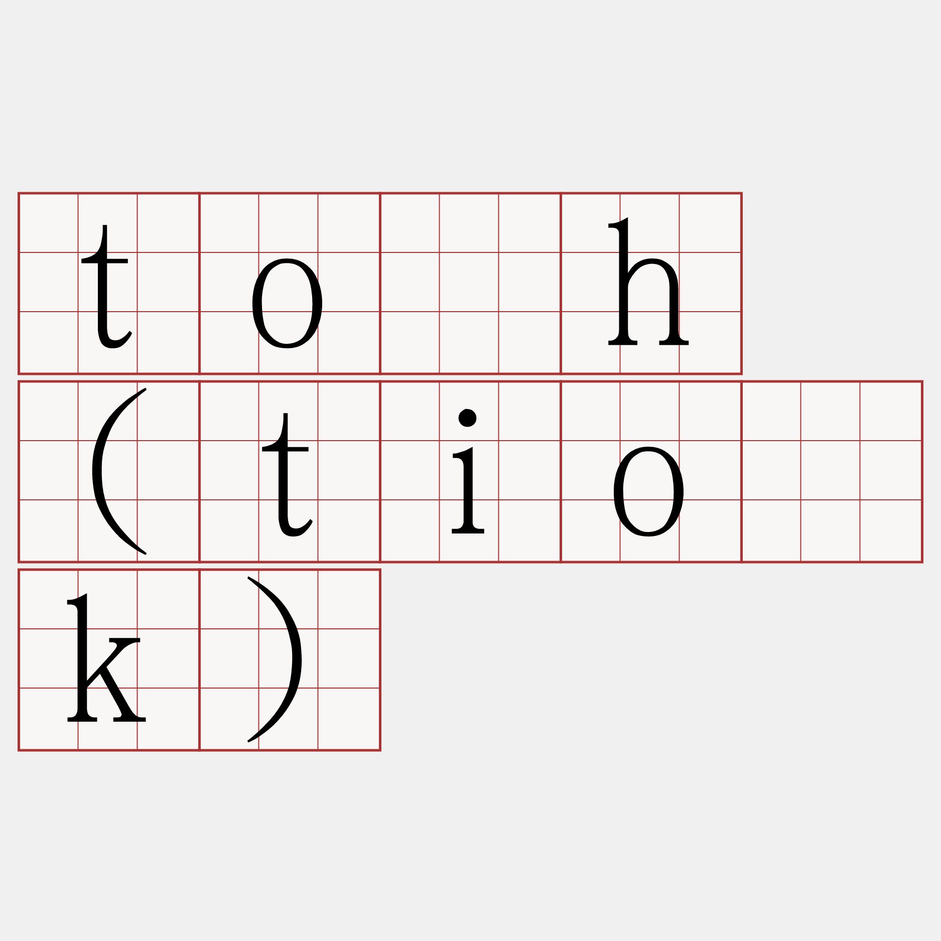 to̍h (tio̍k)